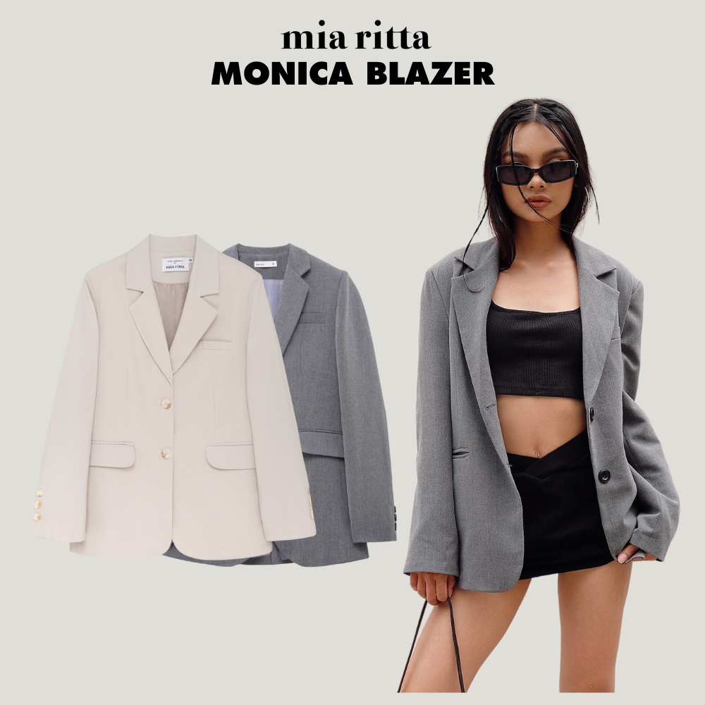 Áo Monica Blazer Mia Ritta A2114 áo blazer oversize
