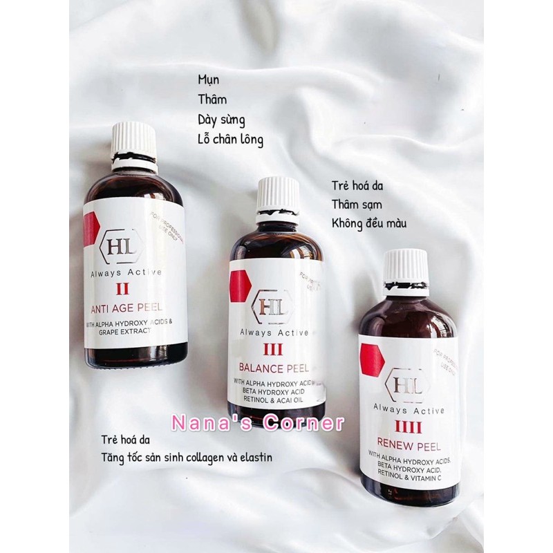 [HCM][Peel 3 & Peel 4] Tẩy Da Chết Hoá Học HL Always Active