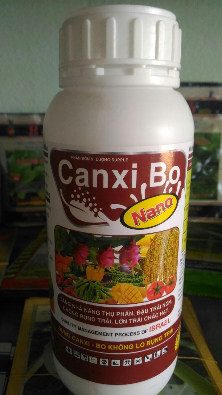 Phân bón lá Nano Canxibo kích thích ra hoa, tăng khản năng đậu trái - Canxi Bo Nano