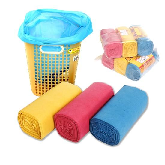1kg túi đựng rác tự hủy sinh học nhiều size nhiều màu (1kg gồm 3 cuộn)