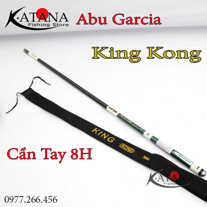 [HCM]Cần Câu Tay Câu Đài 8H - Abu Garcia KING KONG - Siêu Khỏe Giá Tốt - 3m6 4m5 5m4 6m3