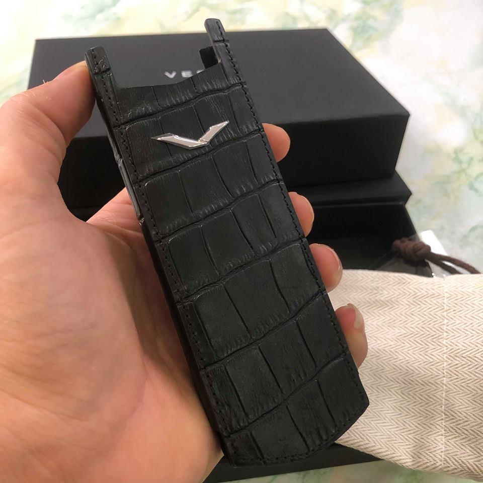 Bao da Vertu da cá sấu và đà điểu Xịn
