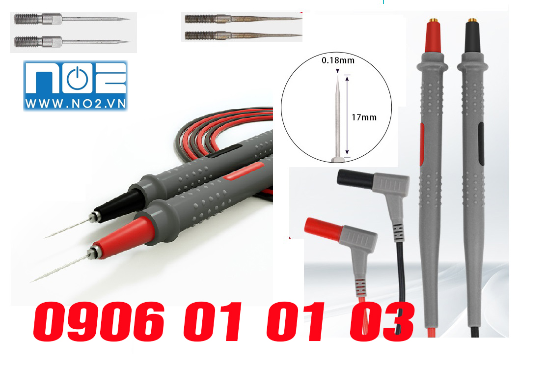 Que đo đồng hồ vạn năng chất lượng cao, 4 đầu que đo