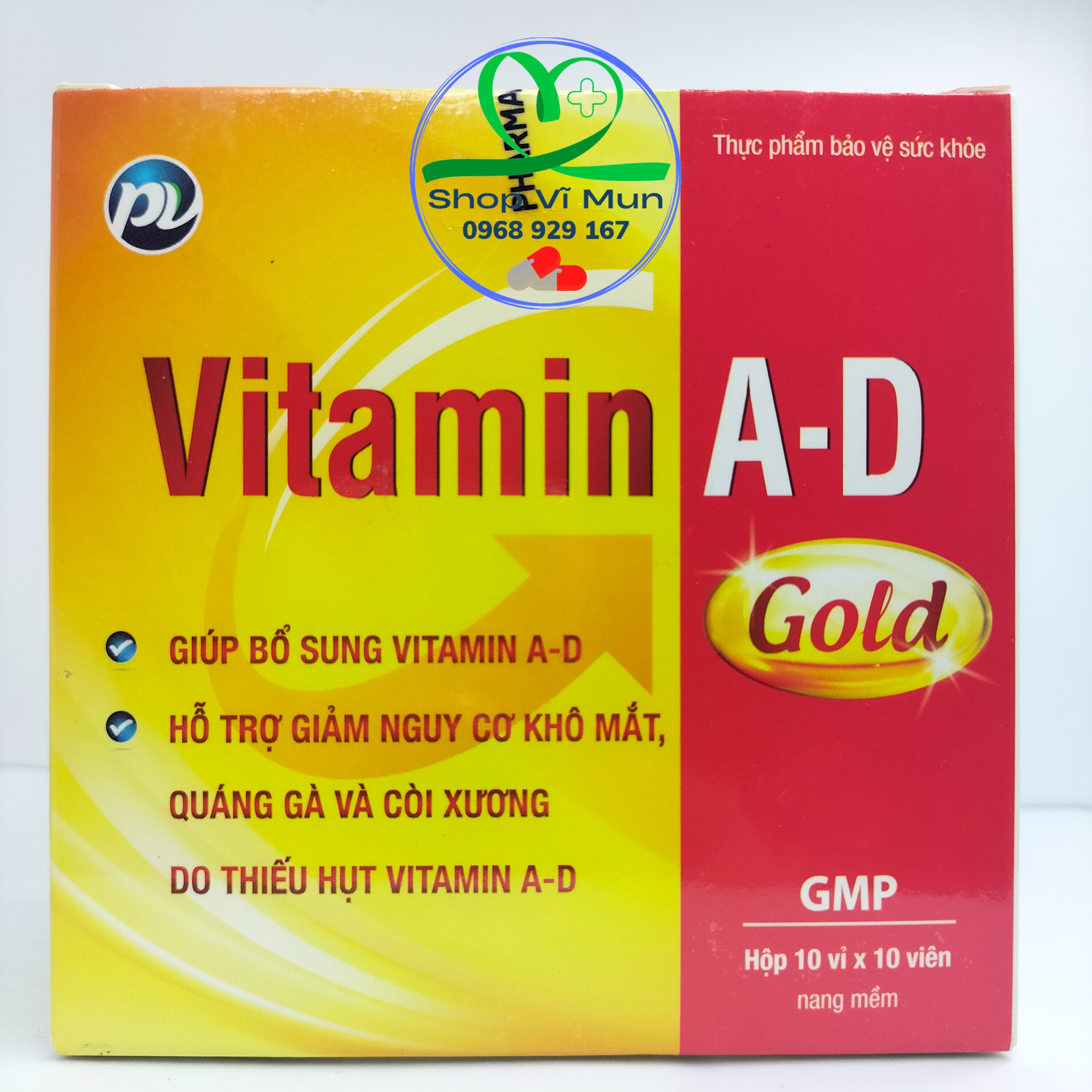 Vitamin A-D Gold Phúc Vinh - Giúp bổ sung vitamin a-d, giảm nguy cơ khô mắt