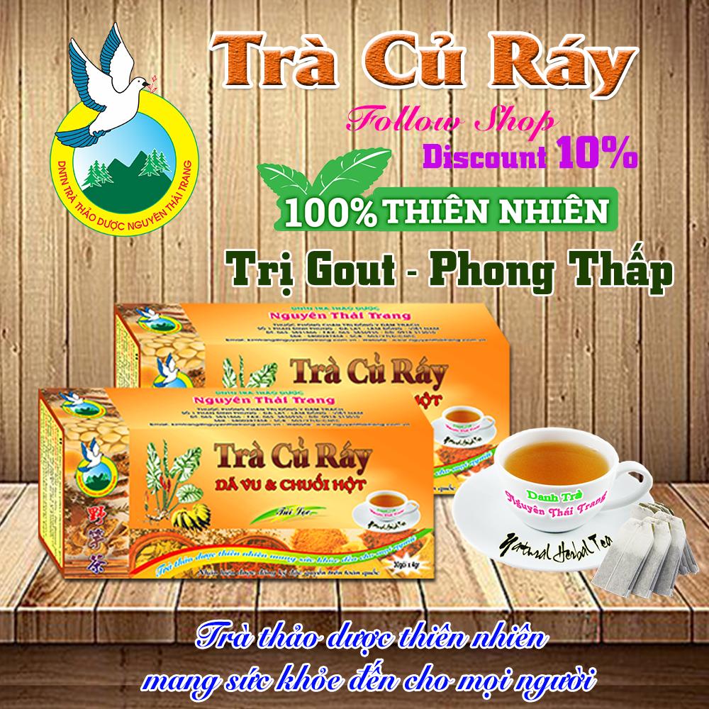 Trà Củ Ráy Hỗ Trợ Gout (Hộp 30Túi Lọc X 4g)- Nguyên Thái Trang – Thảo Dược Thiên Nhiên – Tốt Cho Sức Khỏe