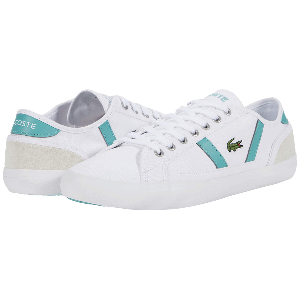 [FreeshipMAX] Giày Lacoste Sideline 120 – Trắng/Xanh ngọc