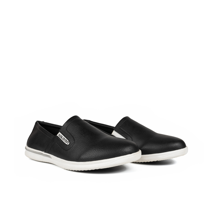 Giày Slipon - Giày bệt nữ moca da bò cao cấp K500 VNXK thương hiệu Kaleea Việt Nam