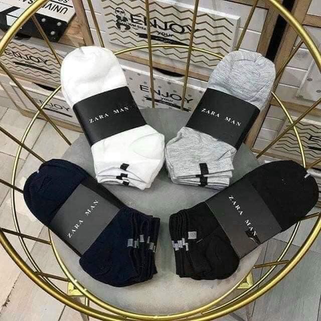 Set 10 đôi tất nam zara men cổ ngắn siêu hot
