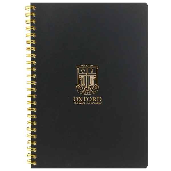 Sổ Lò Xo Oxford Đen A5