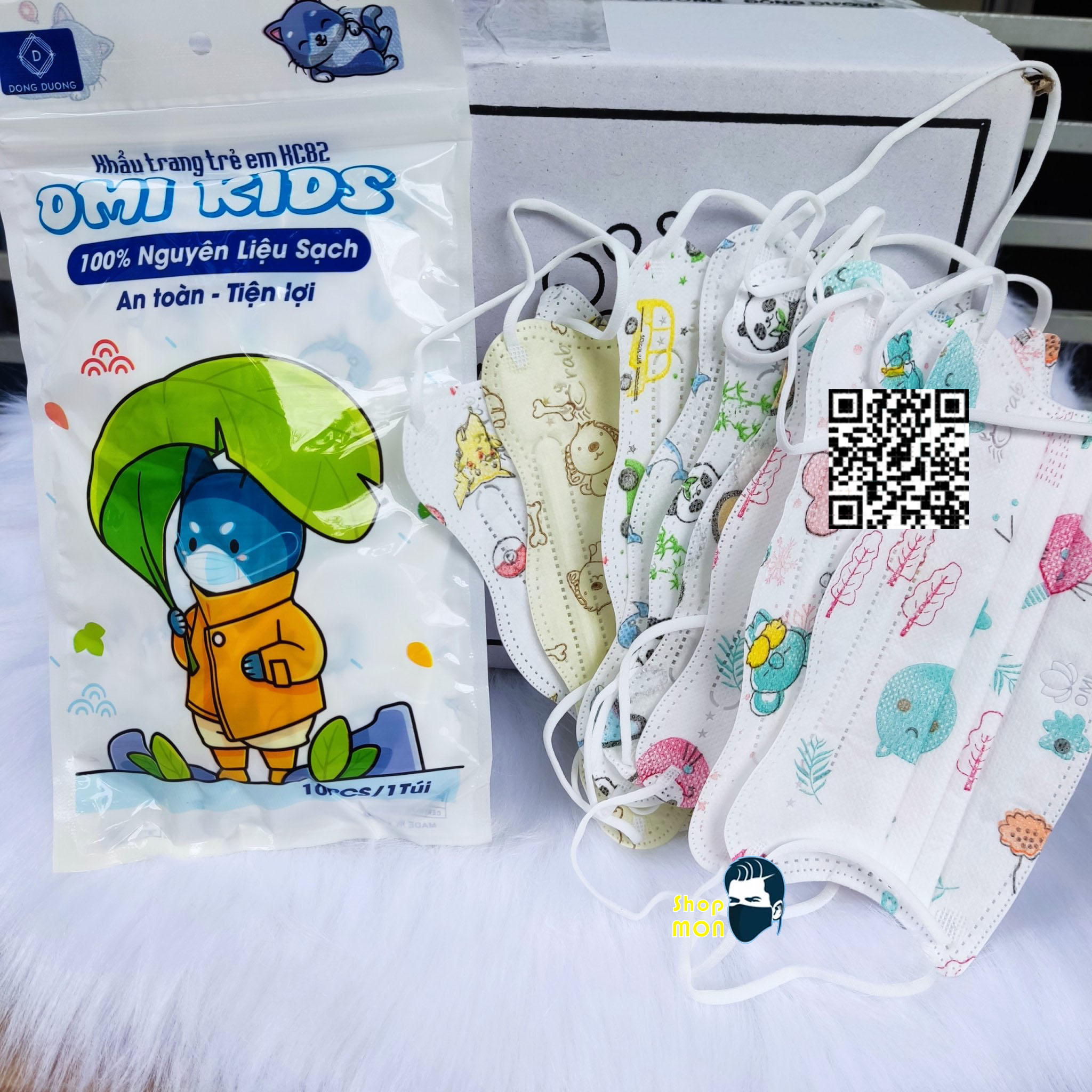 Khẩu trang cua kf94 mẫu mới, Cho bé từ 5 tuổi đến 10 tuổi