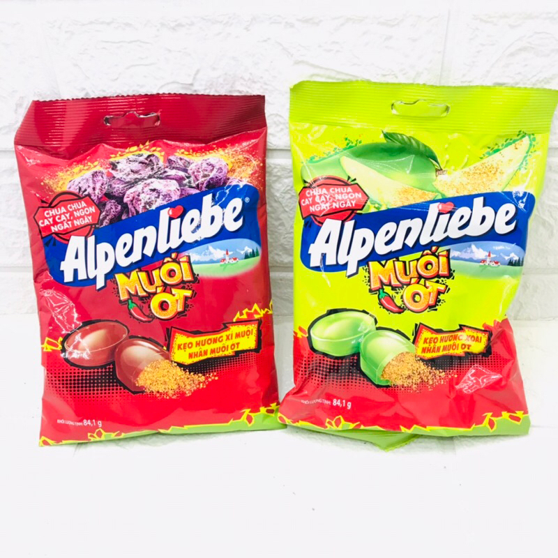 Gói kẹo Alpenliebe Xoài Xí Muội Muối Ớt 87g