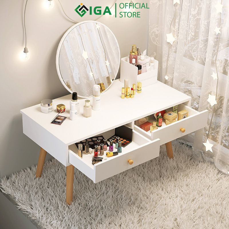 Bàn trang điểm mini, bàn trang điểm ngồi bệt chính hãng iga - gp140