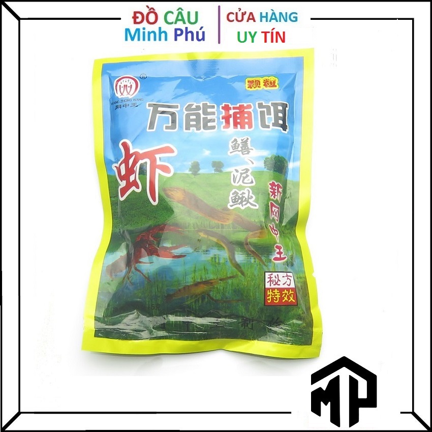 Mồi bắt tôm, cua, cá, lươn, chạch , mồi chuyên dụng xanh