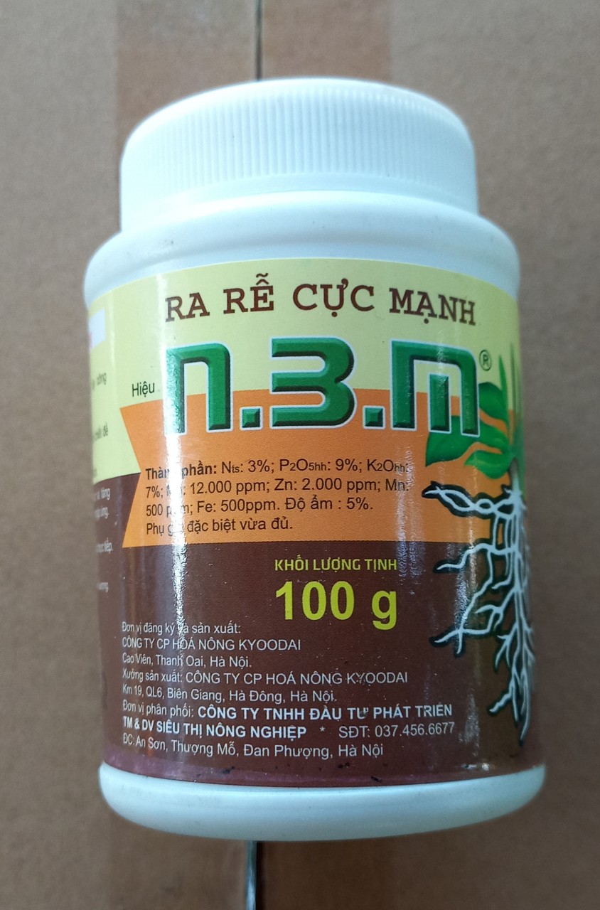 Phân bón kích rễ n.3.m hũ 100gr