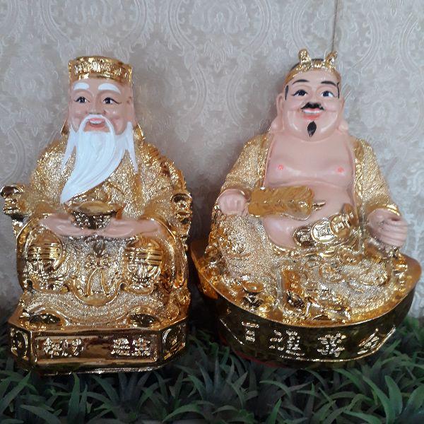 Tượng thờ Thần tài Ông Địa  Kim Sa cao 26 cm