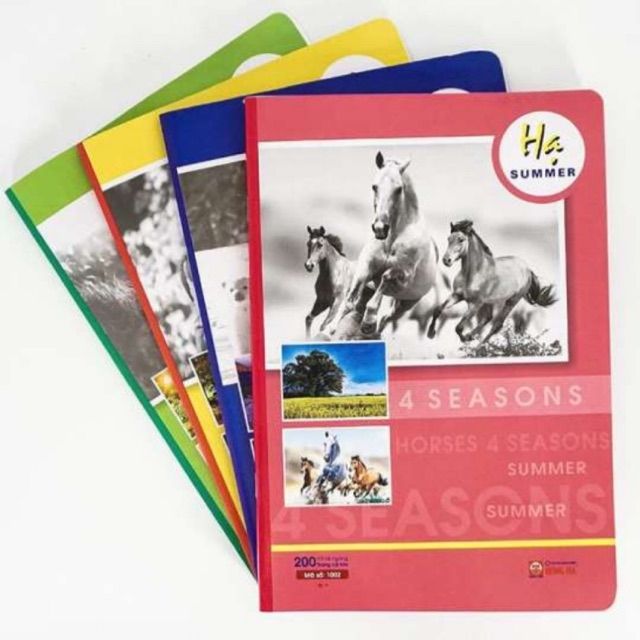 Vở 200 Trang Kẻ Ngang Hồng Hà