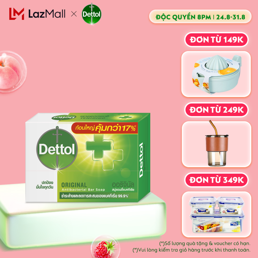 XÀ PHÒNG DETTOL KHÁNG KHUẨN 100G