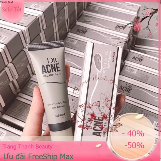Gel hút mụn lột mụn tro núi lửa dr acne 40ml