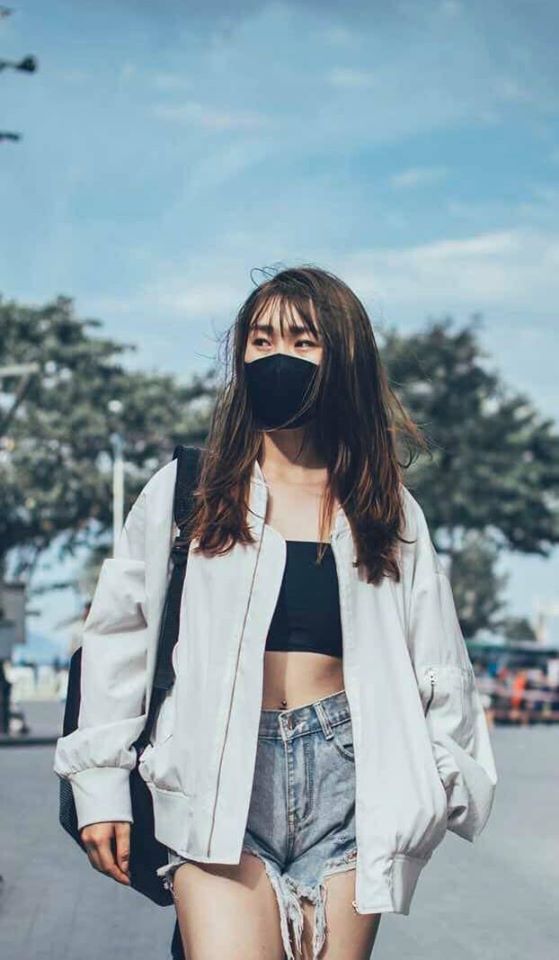 [HCM][Màu đen] Set 10 khẩu trang vải thun poly chống bụi mịn hỗ trợ kháng khuẩn