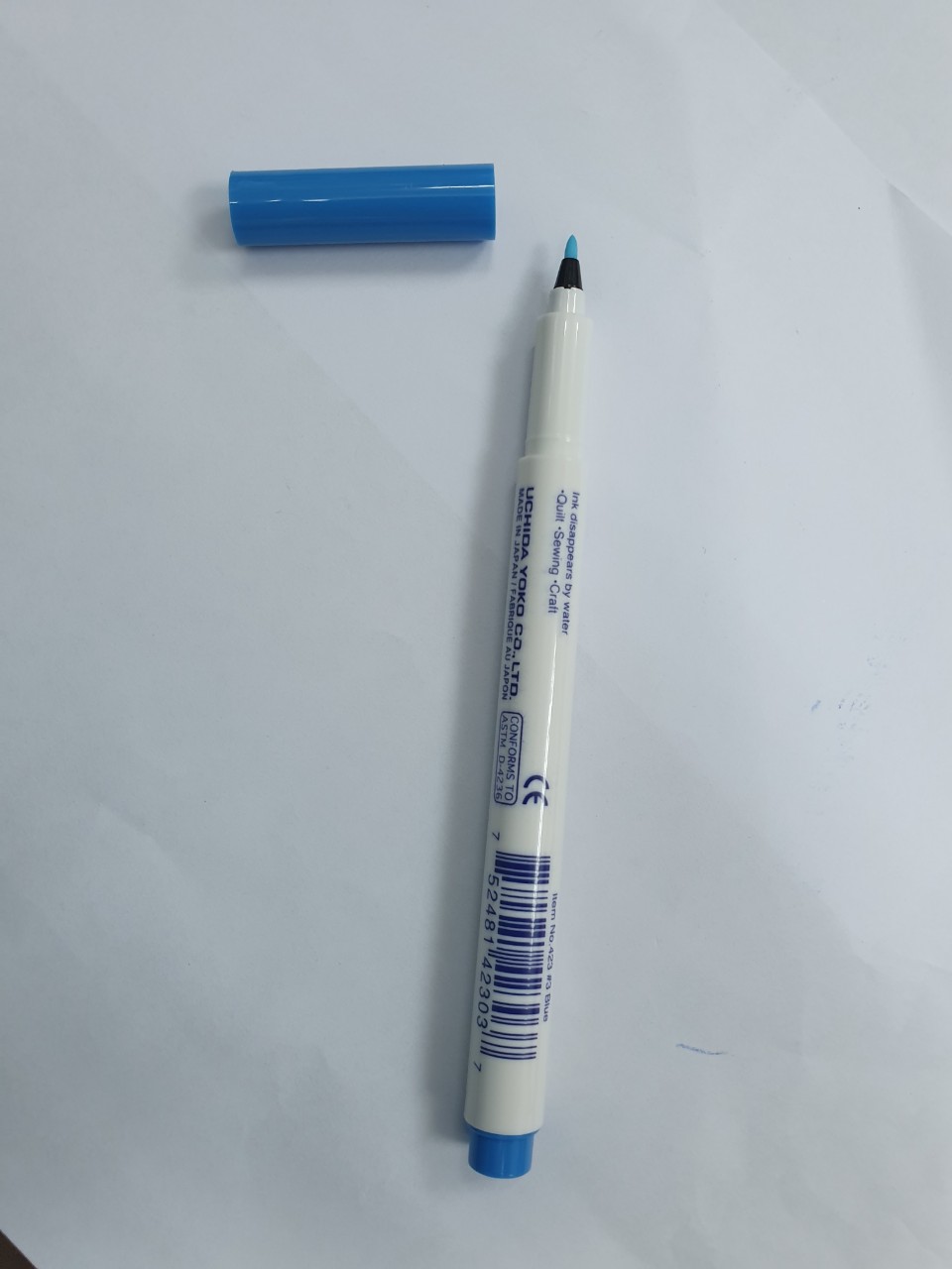 Bút viết lên vải tự bay chữ Marvy Air Erasable Marker for fabric 423