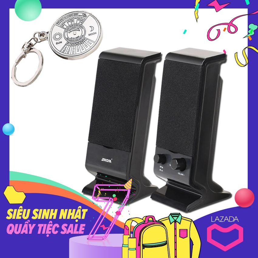 Bộ loa máy tính usb 2.0 sada v-112 + tặng móc khóa lịch vạn niên