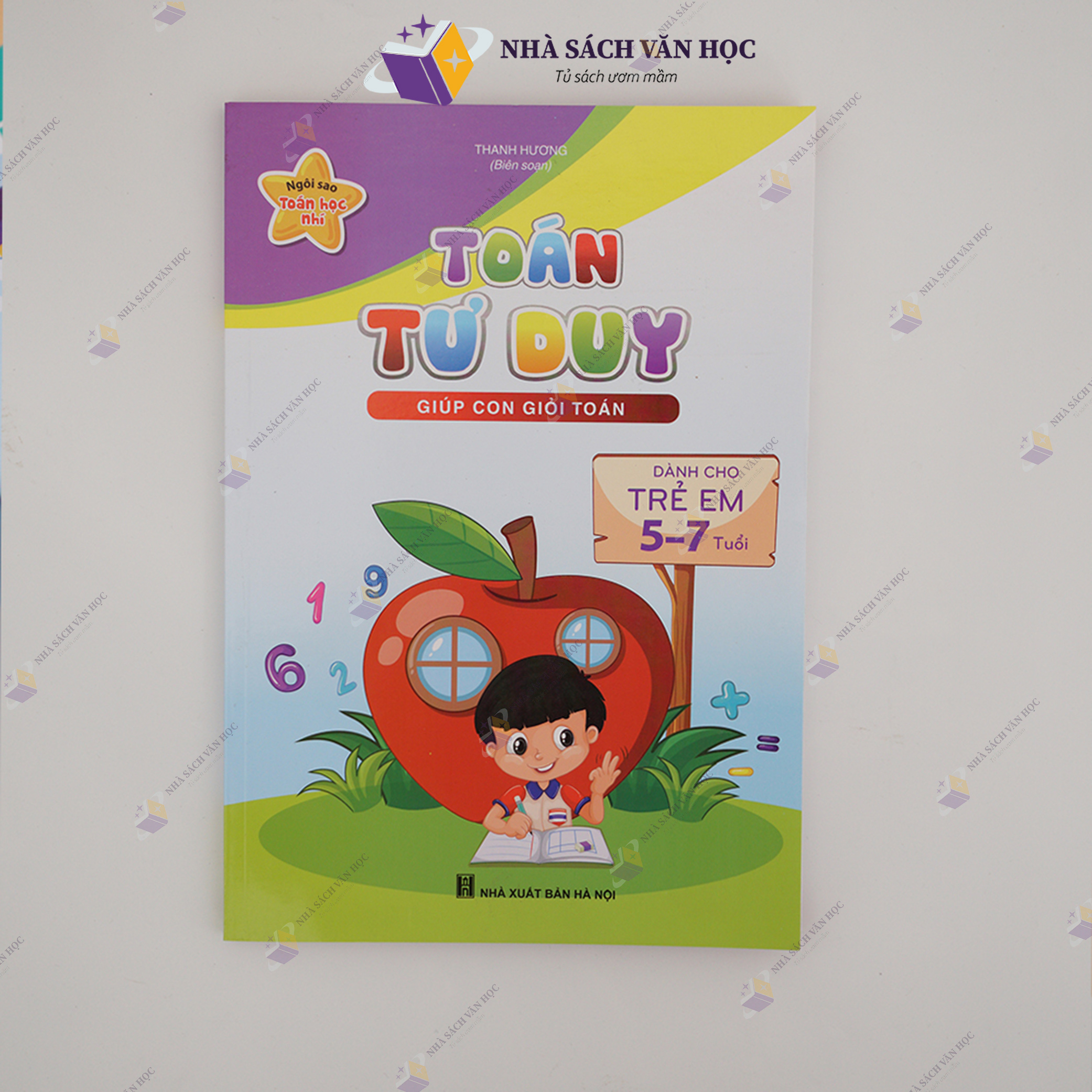 Sách combo toán tư duy và thẻ giúp con giỏi toán dành cho trẻ em từ 5 đến 7 tuổi