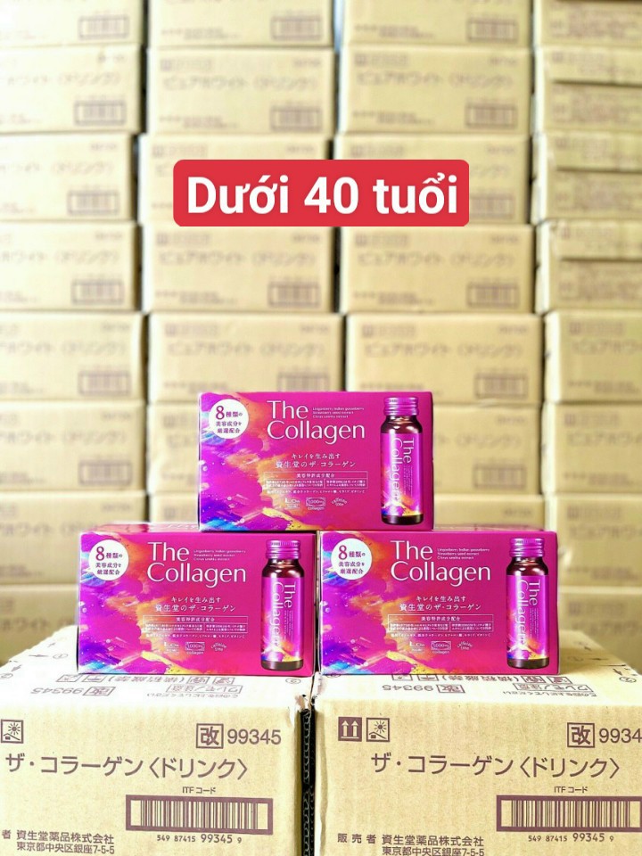 ShiSeiDo Nước uống The Collagen dưỡng trắng da ngừa lão hóa Nhật Bản Dưới 40 tuổi