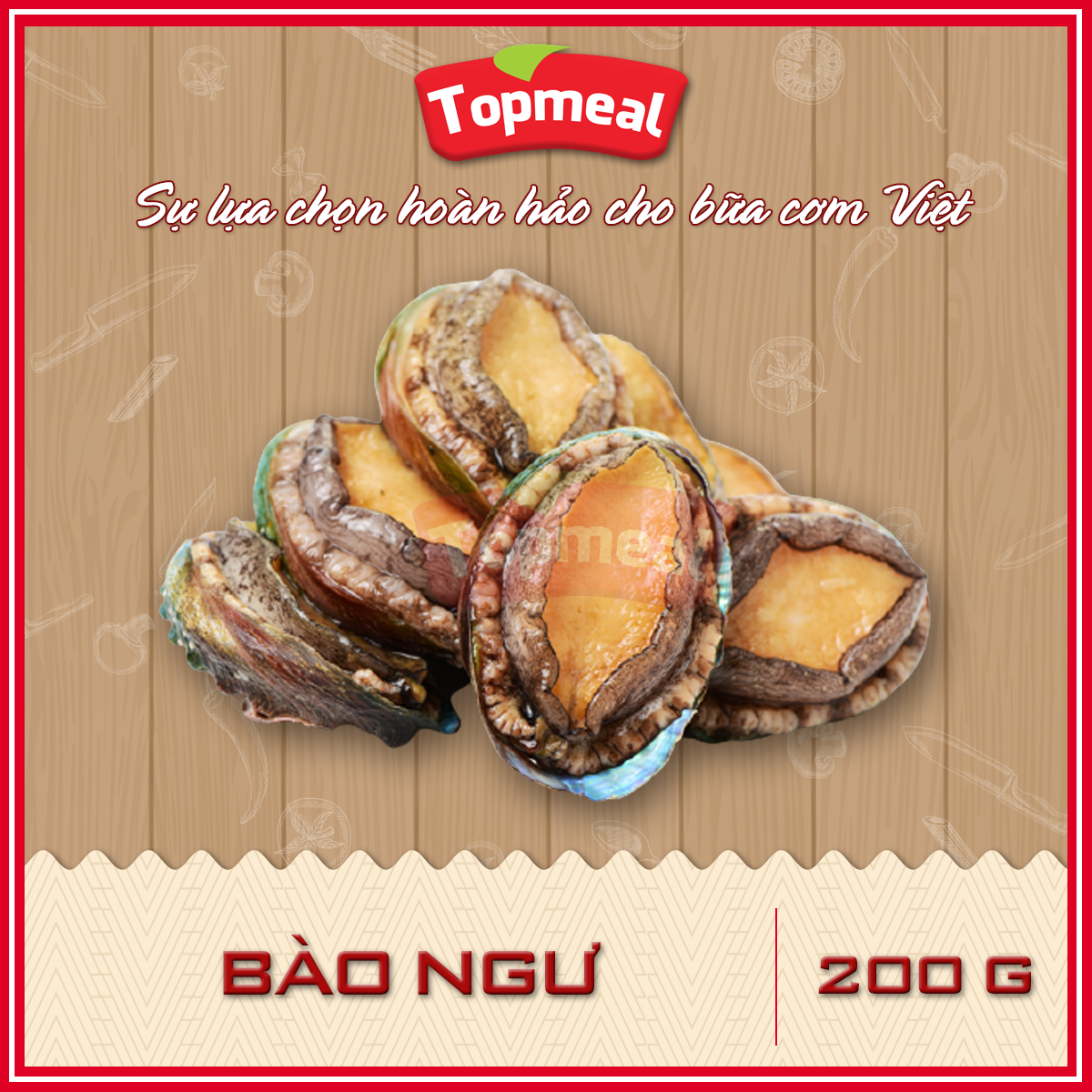 HCM - Bào ngư nhập khẩu (200g) - Thích hợp với các món cháo, xào, hấp, gỏi,... - [Giao nhanh TPHCM]