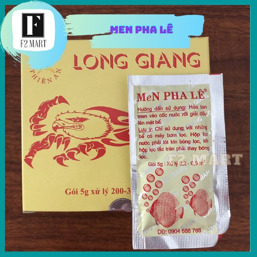 Men pha lê làm trong nước bể cá