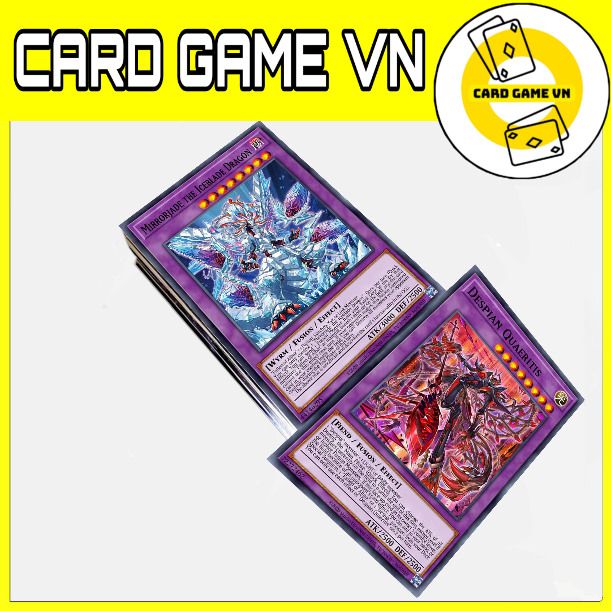 [BÀI IN] Bài YuGiOh - Bộ 54 lá bài YuGiOh Branded Despia Deck - Card Game VN