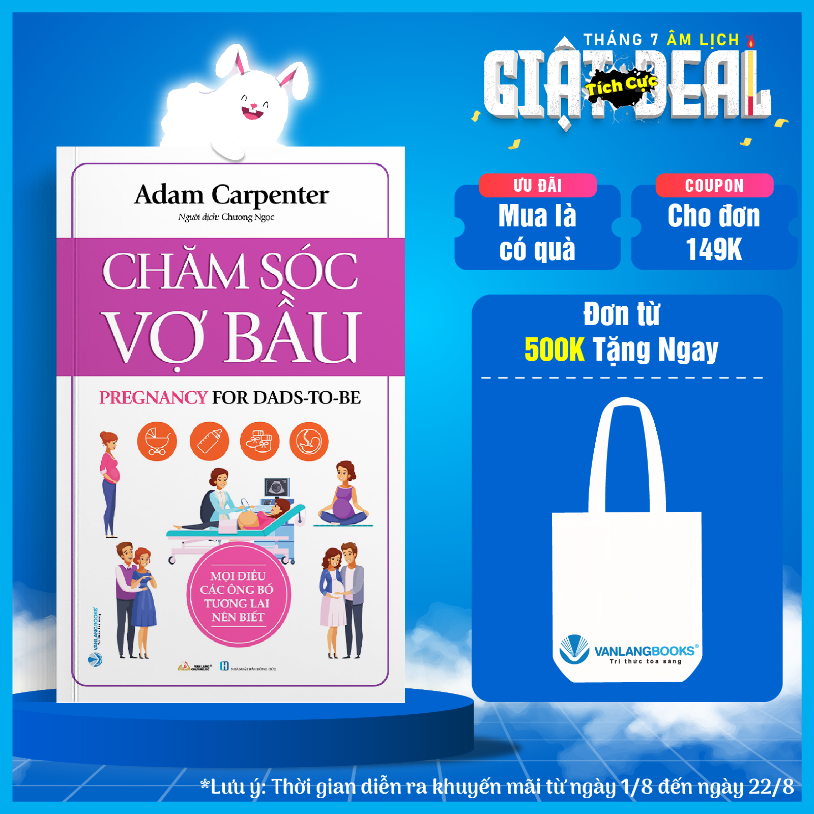 Sách - chăm sóc vợ bầu - mọi điều các ông bố tươn.g lai nên biết-vanlangbooks