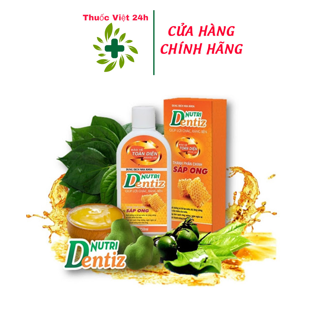 Dung dịch nha khoa nutridentiz - cho răng lợi chắc khỏe - thuocviet24h