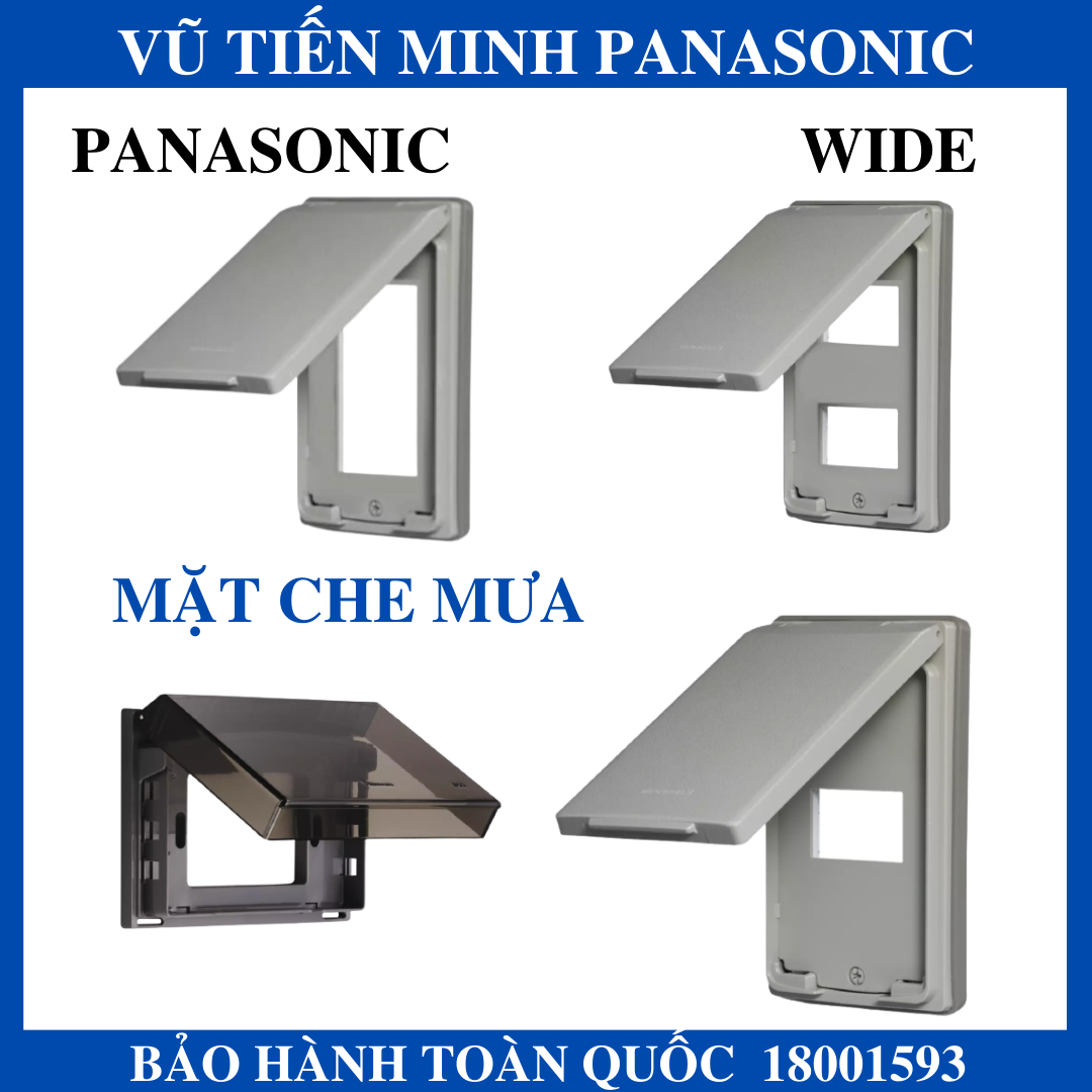 [FreeshipMAX] Mặt che mưa Panasonic - Mặt 1, mặt 2, mặt 3, mặt có nắp che mưa - Hàng chính hãng