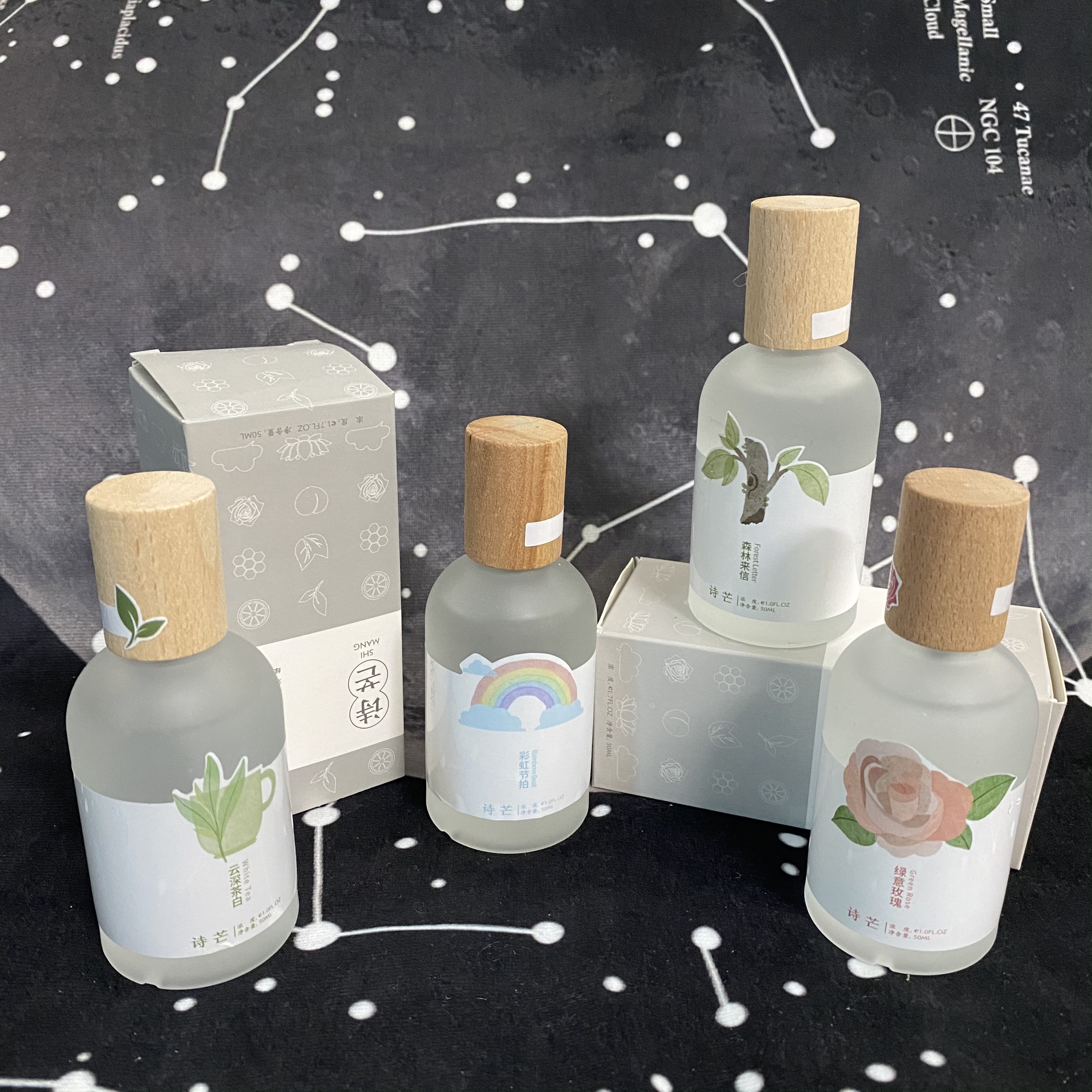 Nước hoa nam nữ nắp gỗ hàng nội địa trung giá rẻ Suofeilier nhiều hương đào, lựu , hoa hồng , cam lưu hương lâu dễ chịu cho 4 mùa xuân hè thu đông