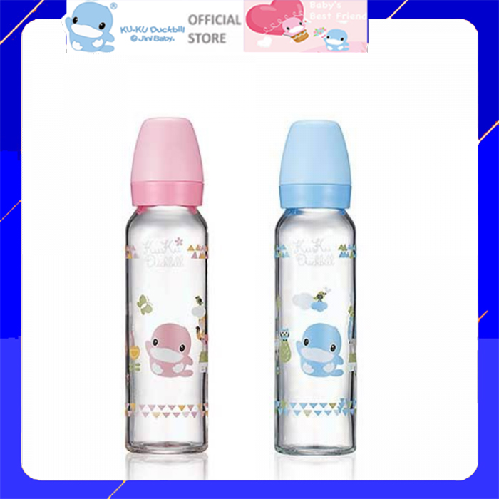 Bình sữa thủy tinh cổ thường kuku ku5863 240ml