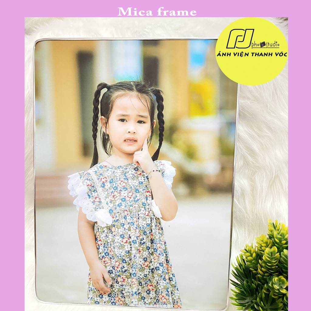 Khung ảnh gỗ tráng gương để bàn và treo tường in theo yêu cầu, nhiều kích cỡ cho khách hàng lựa chọn