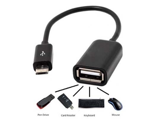 Cáp OTG kết nối máy tính bảngđiện thoại usb