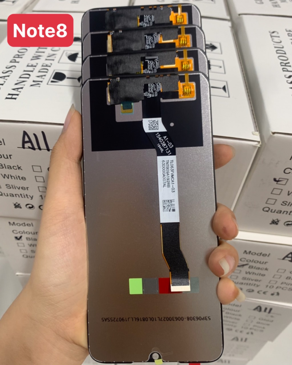 Màn hình full Xiaomi Redmi Note 8 nguyên bộ màu đen