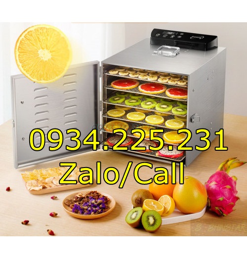 [ƯU ĐÃI LỚN] Tủ sấy hoa quả 6 tầng,tủ sấy dược liệu,thực phẩm