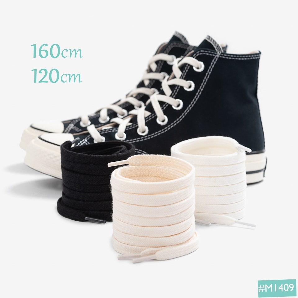 [HCM]Dây Giày Classic 1970s Cổ Cao 160cm và Thấp GB giayBOM M1409 Chuyên dùng Cho Giày Thể Thao Sneakers Converse rick owen Shoelaces 160cm 120cm