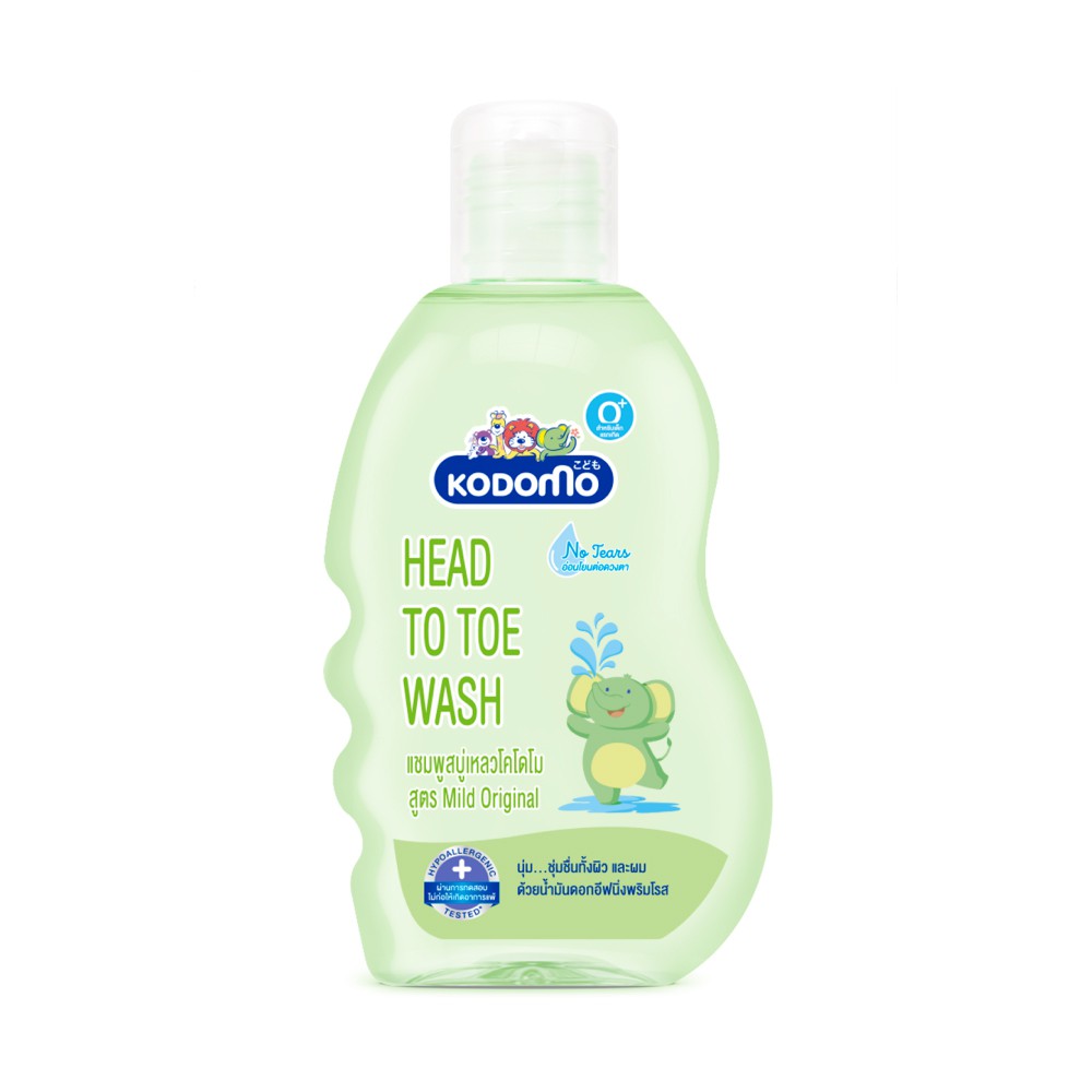 Dầu tắm gọi Kodomo Head to toe Mild Original