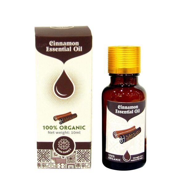 [Hoàn Tiền 15%]Tinh dầu quế Vinasamex Cinnamon Essential Oil 10ml