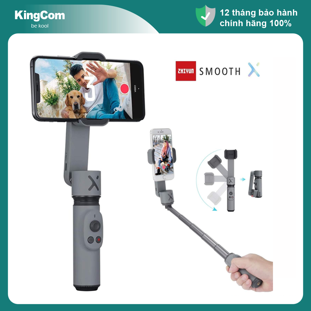 Zhiyun Smooth X | Tay cầm chống rung cho điện thoại, Gimbal Chống Rung Zhiyun Smooth X - HÀNG CHÍNH HÃNG