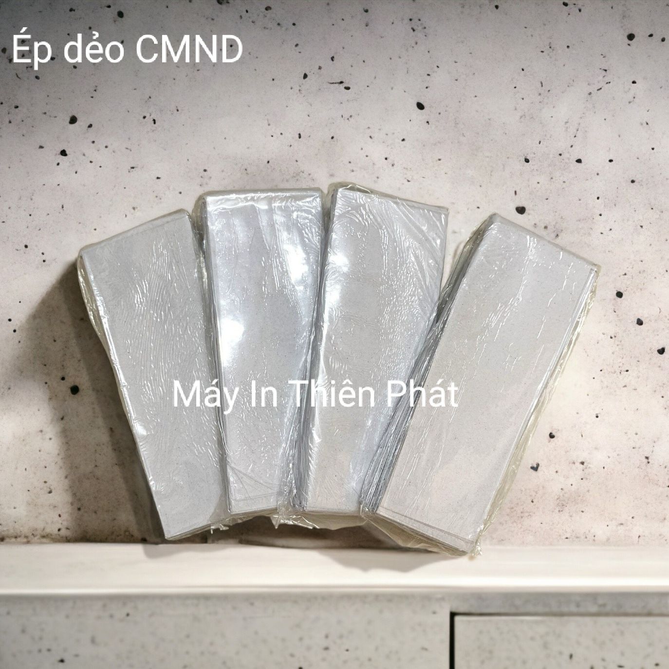 MÀNG ÉP DẺO CMND , BL (50 TỜ / XẤP) KT 90x230mm