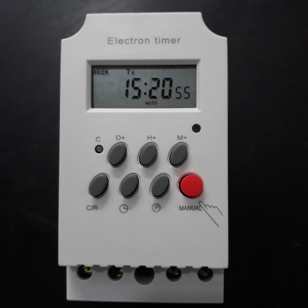 Công tắc hẹn giờ electron timer KG316T-II dùng trong tưới tiêu nông nghiệp 25A - mẫu mới 2018