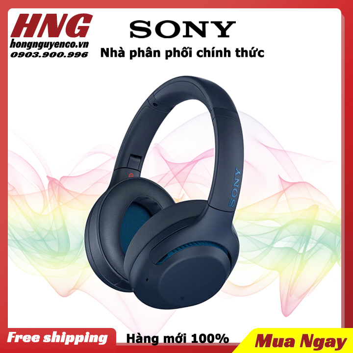 Tai nghe bluetooth không dây Extra Bass Chống ồn Sony WH-XB900N - Hàng phân phối trực tiếp chính hãng - Bảo hành 1 năm toàn quốc