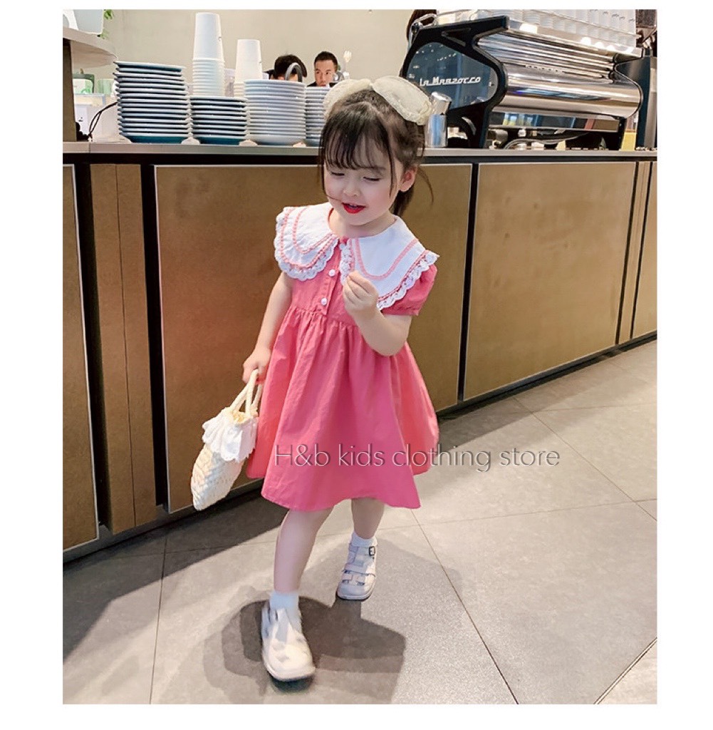 Váy đầm bé gái mùa hè từ 9 đến 40kg, chất liệu thô giấy cực mềm mịn, thiết kế đơn giản dễ thương thoải mái cho bé vận động