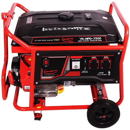 Máy phát điện 5kw chạy xăng vinafarm 7500