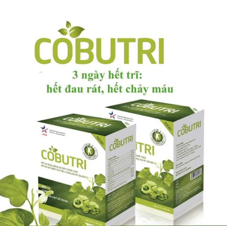 Cobutri - Hỗ trợ cải thiện trĩ táo bón