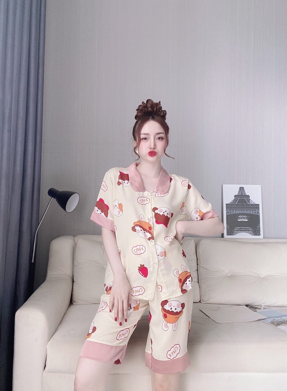 Set Lụa Hot Siêu Sang Vải Mango Cao Cấp- Mẫu mặc hàng thật chụp